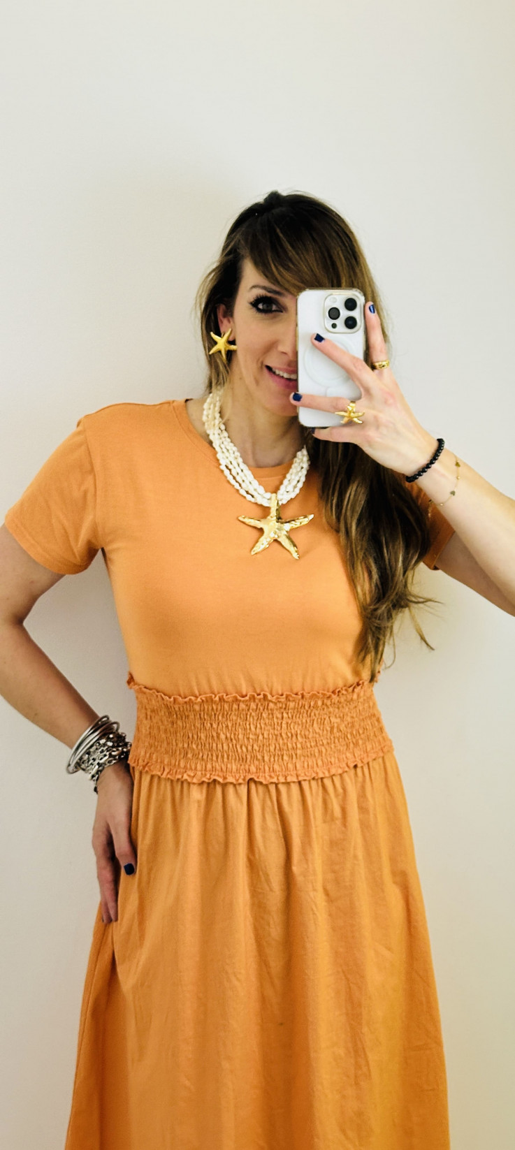 VESTIDO COMBINADO ORANGE