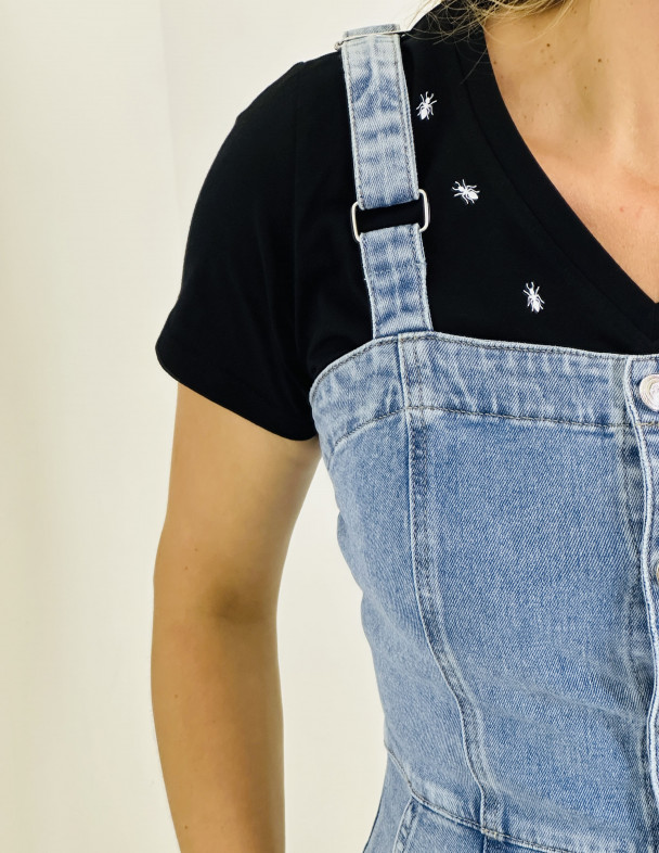 CAMISETA HORMIGAS BLACK