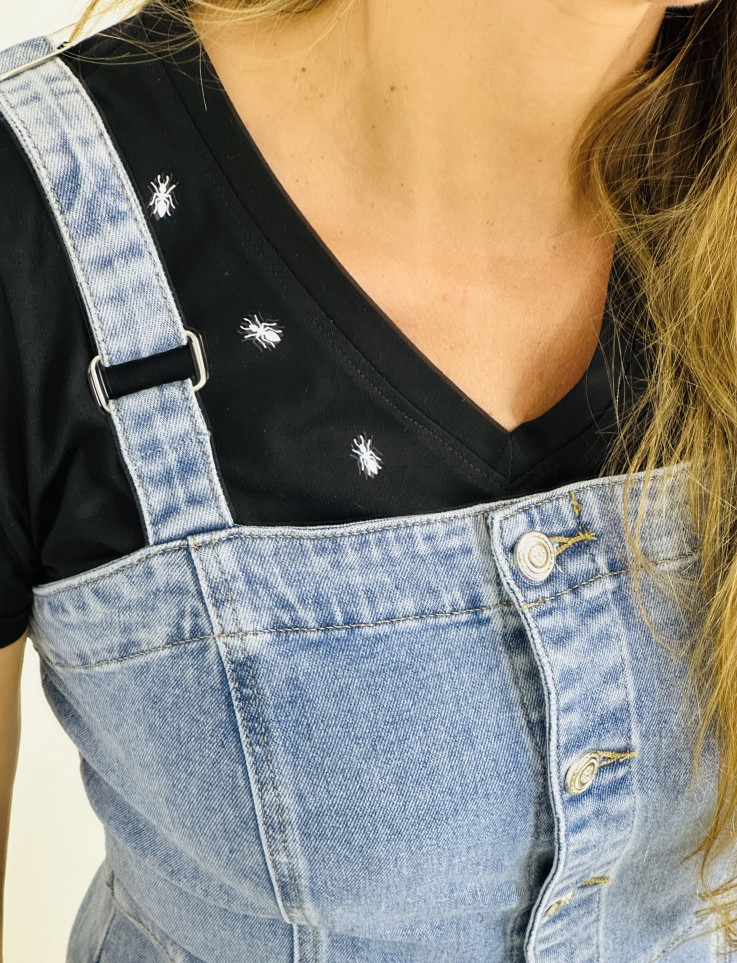 CAMISETA HORMIGAS BLACK