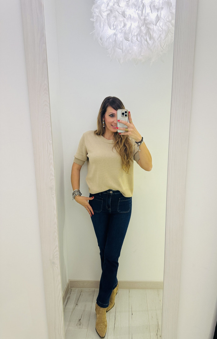 JERSEY PUNTO BEIGE