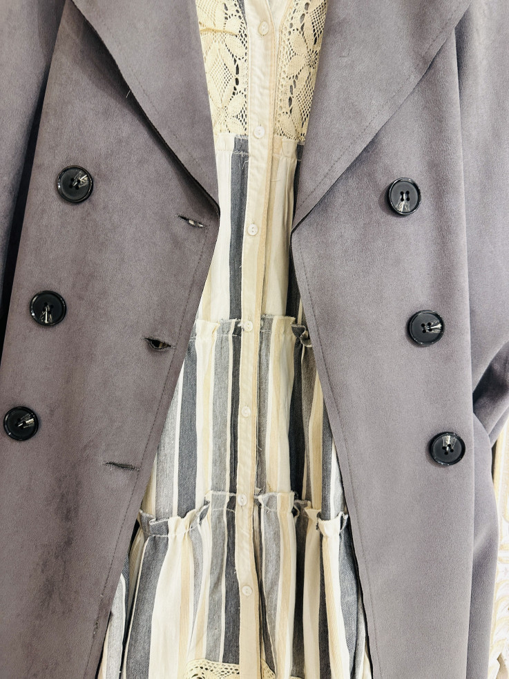 GABARDINA ANTELINA GRIS