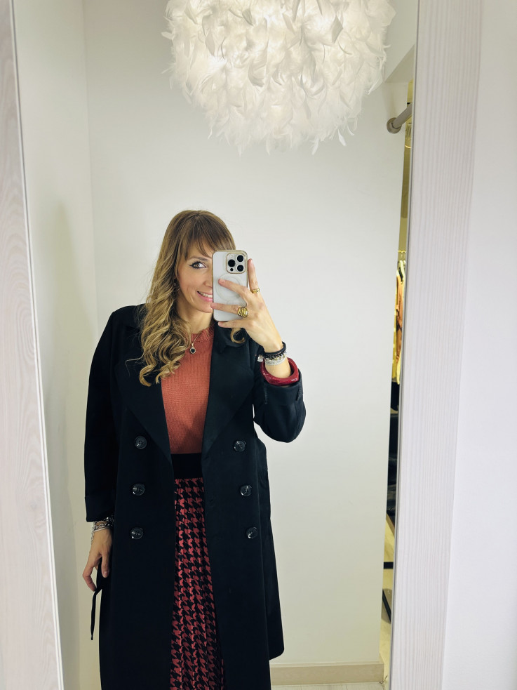 GABARDINA ANTELINA NEGRA