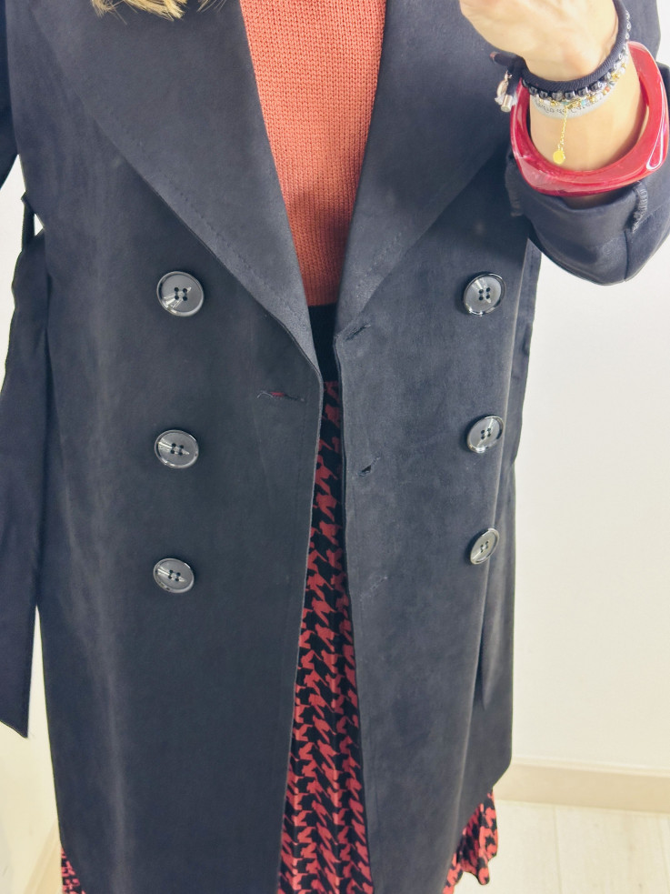 GABARDINA ANTELINA NEGRA