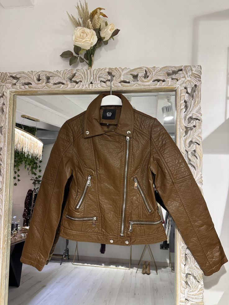 BIKER POLIPIEL BROWN