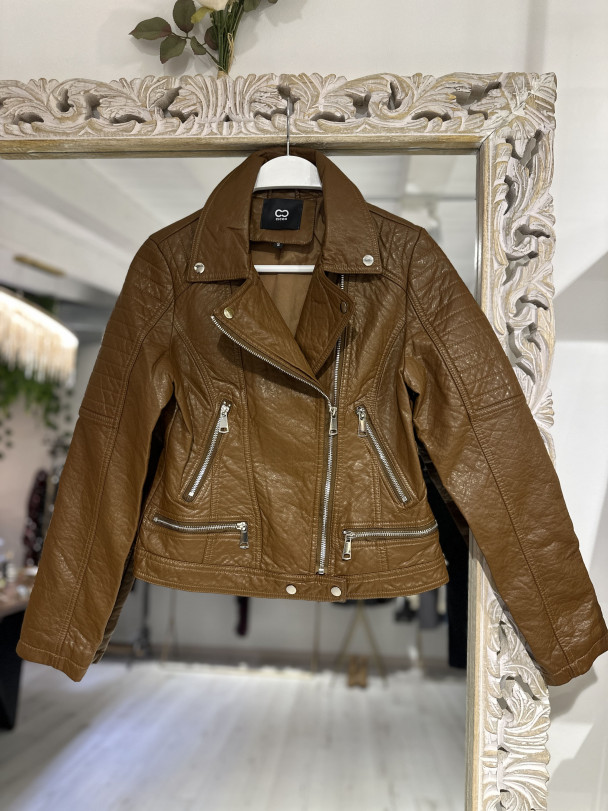 BIKER POLIPIEL BROWN
