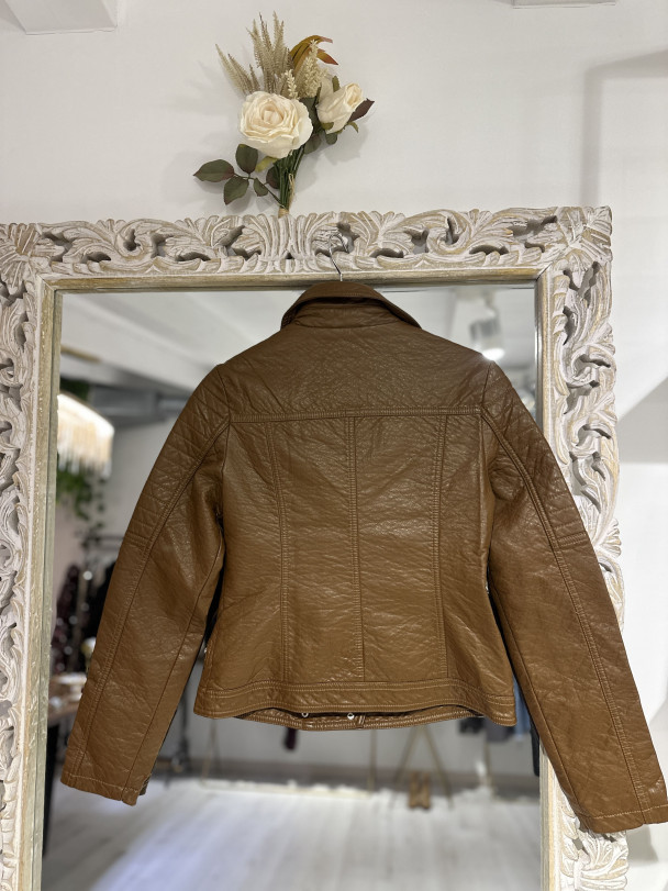 BIKER POLIPIEL BROWN