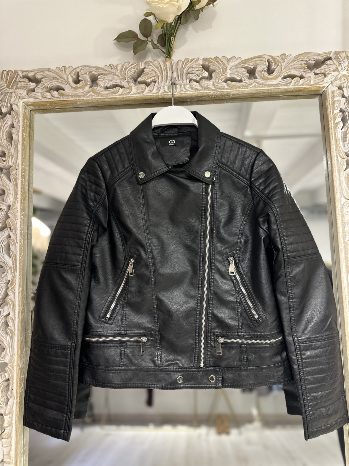 BIKER BLACK ZIPPER