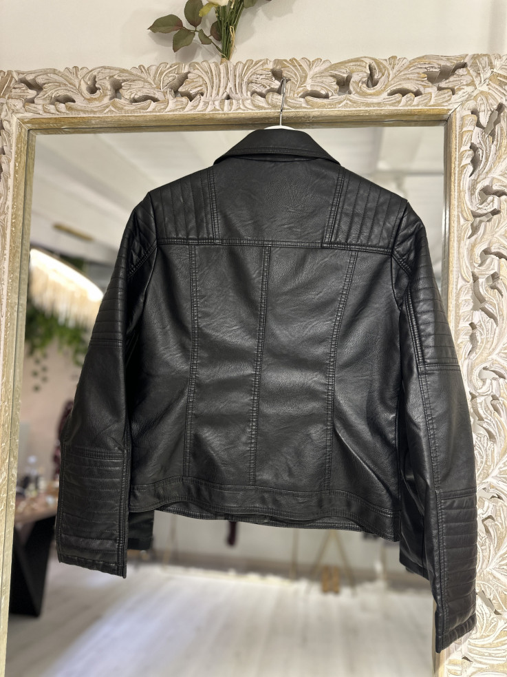 BIKER BLACK ZIPPER