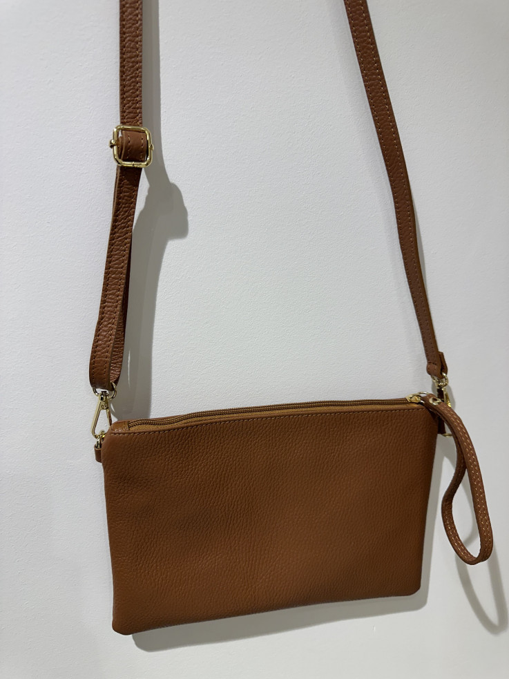 BOLSO PIEL SOBRE BROWN