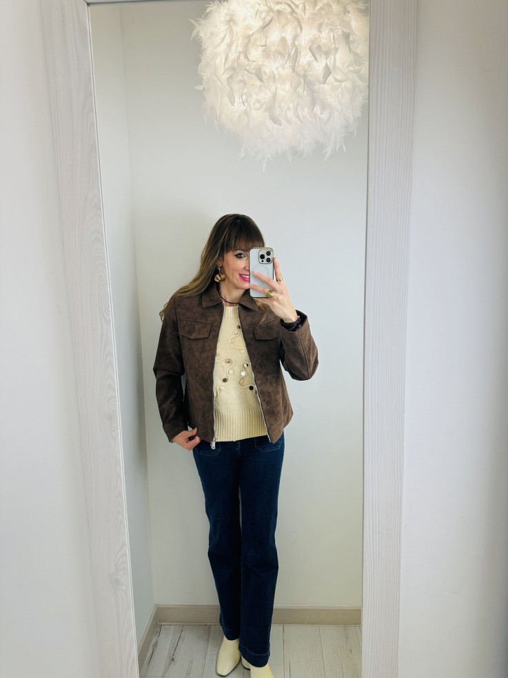 CAZADORA ANTELINA CAFÉ