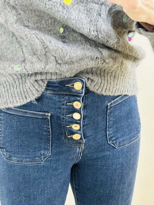 PANTALÓN BUTTONS BLUE