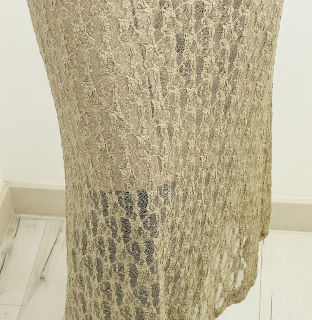 VESTIDO LACE TAUPE