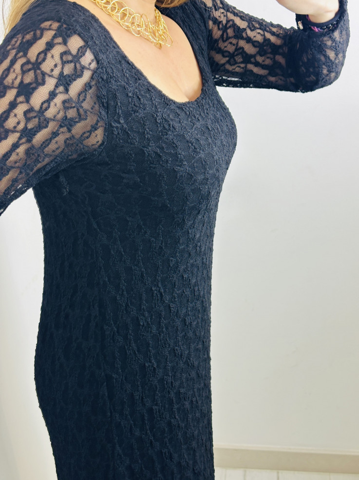 VESTIDO LACE BLACK