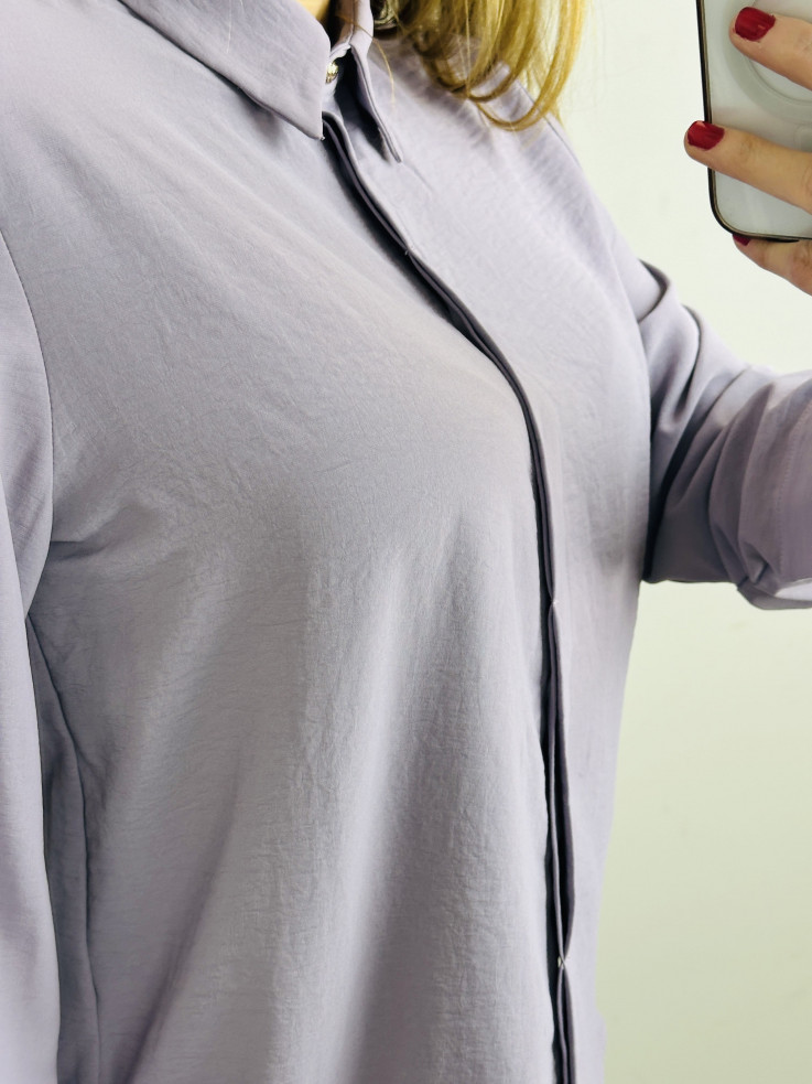 BLUSA LILA BUTTONS
