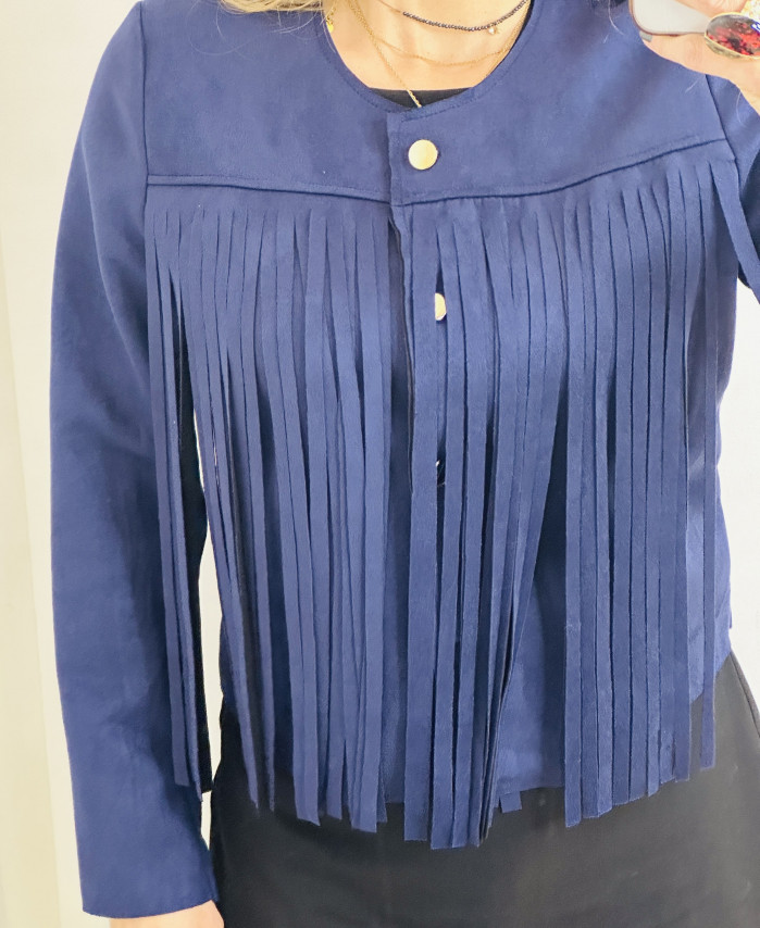 CHAQUETA EFECTO ANTE MARINE