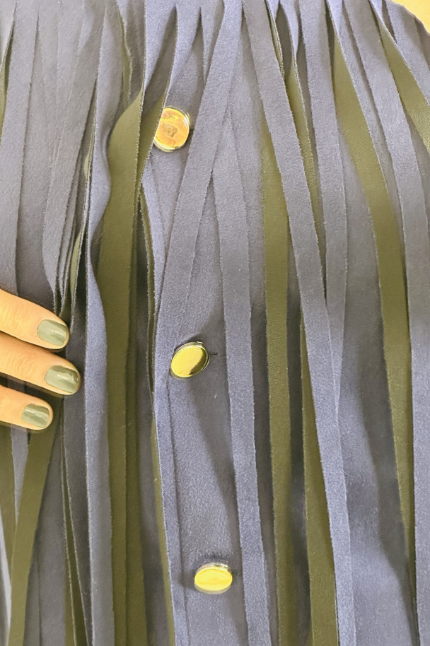 CHAQUETA EFECTO ANTE MARINE