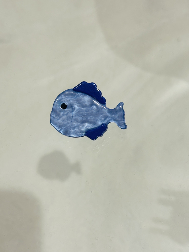 BROCHE BLUE FISH