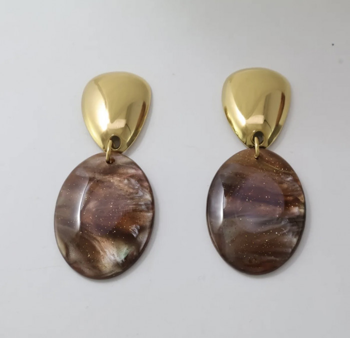 PENDIENTES CHOCOLATE