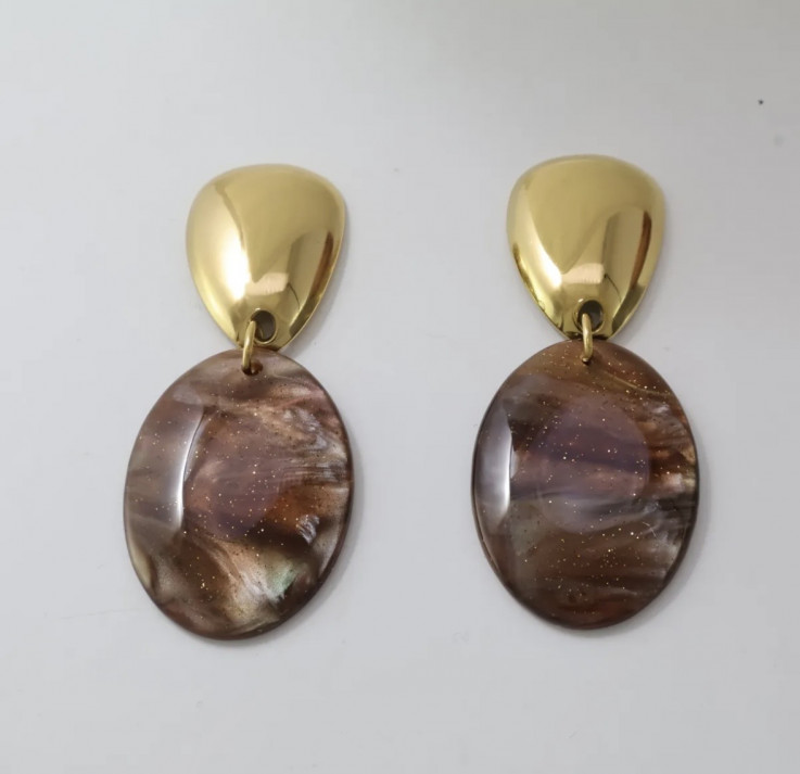 PENDIENTES CHOCOLATE