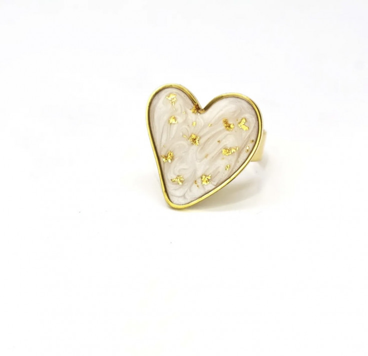ANILLO GOLD HEART