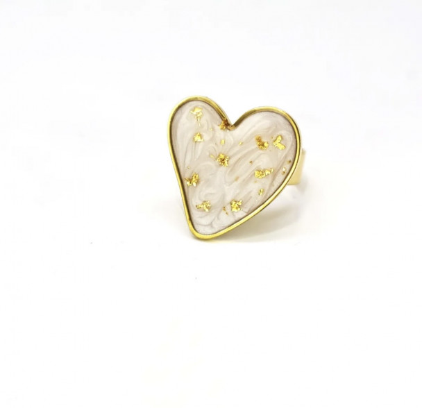 ANILLO GOLD HEART