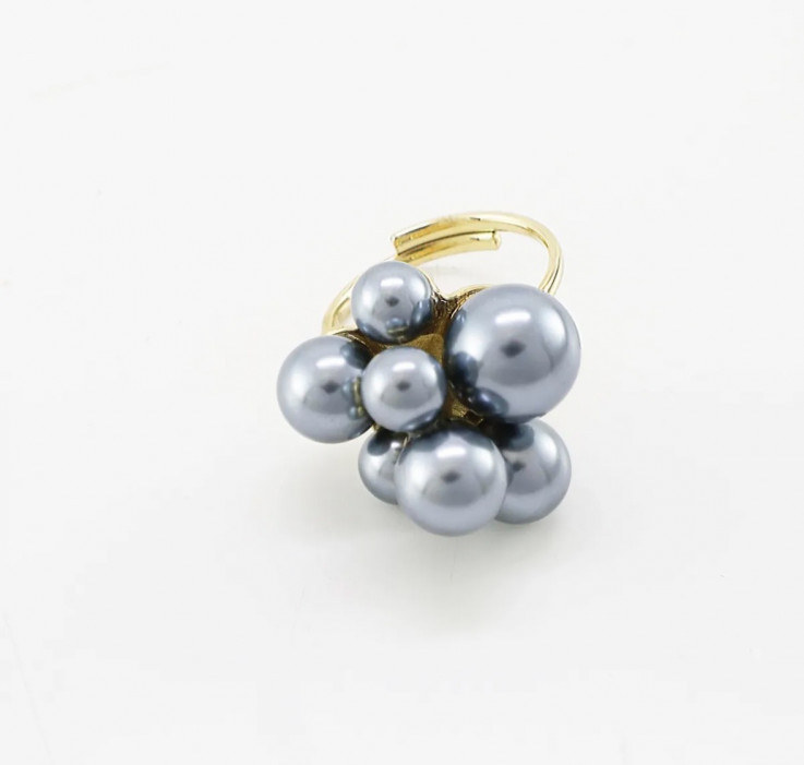 ANILLO GREY BUBBLES
