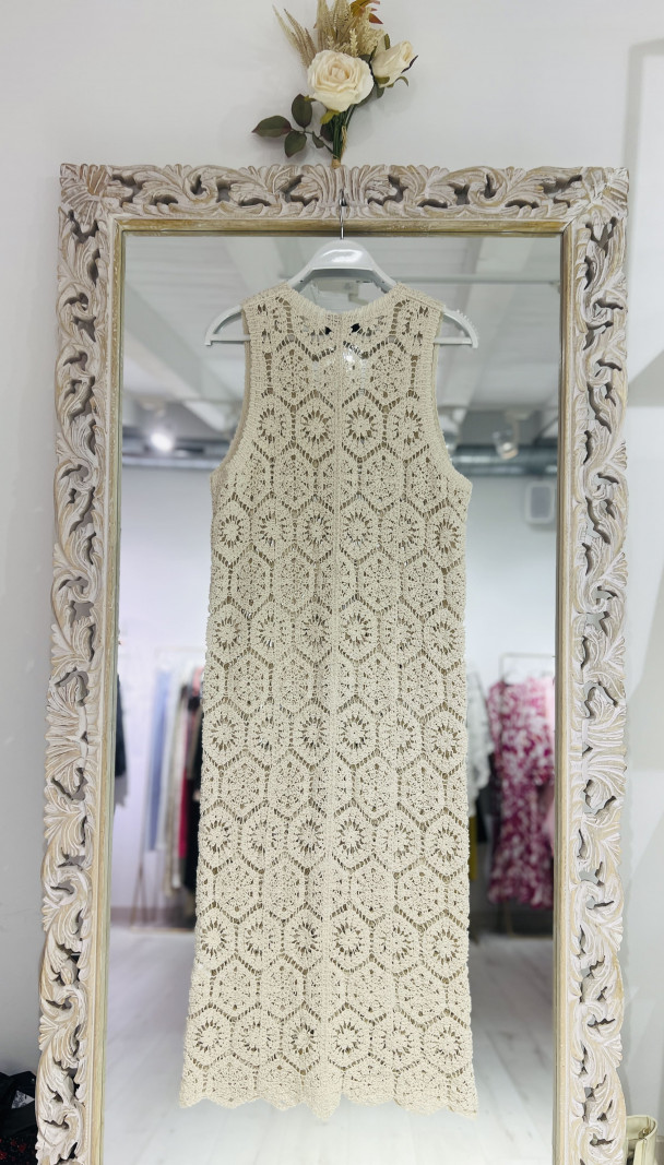 CHALECO CROCHET BEIGE