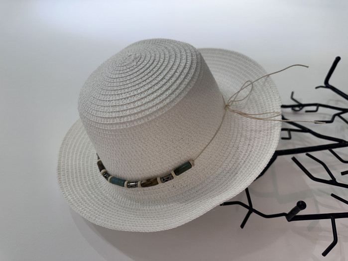 SOMBRERO WHITE BEADS