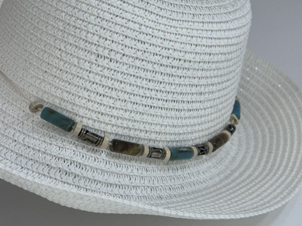 SOMBRERO WHITE BEADS