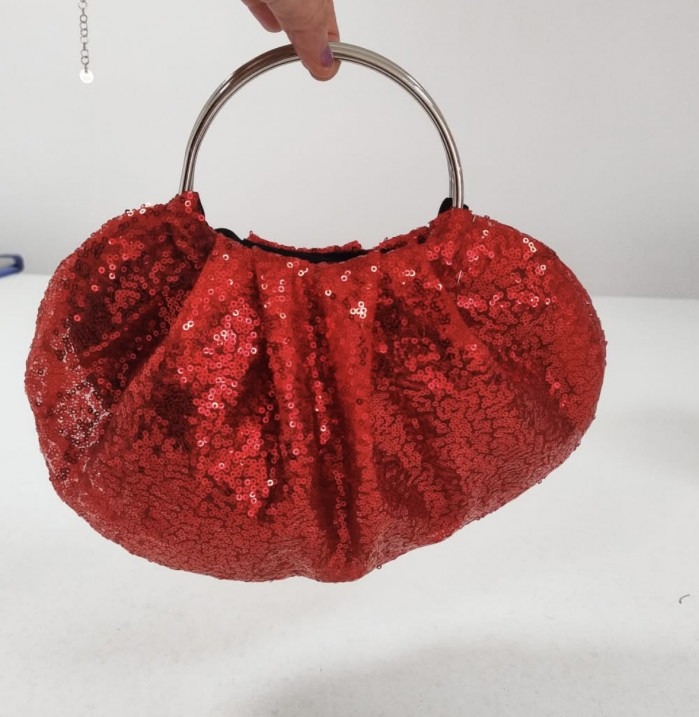 BOLSO MEDIA LUNA RED