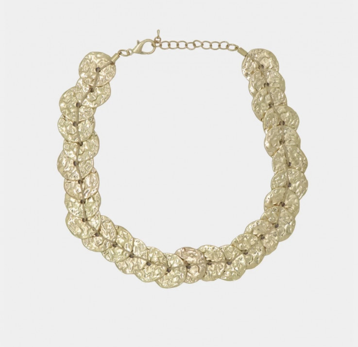 COLLAR MONEDAS DORADO