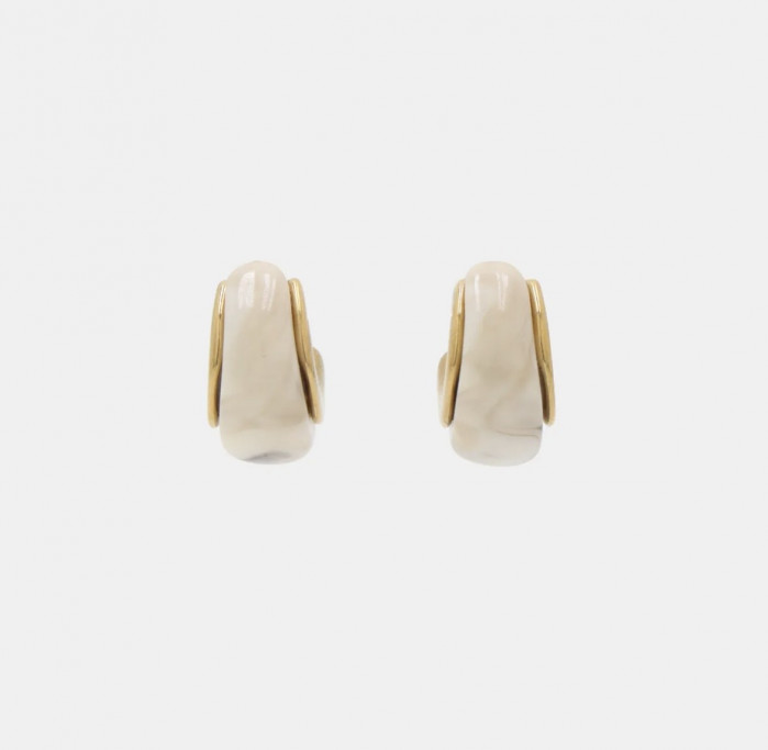 PENDIENTE BEIGE