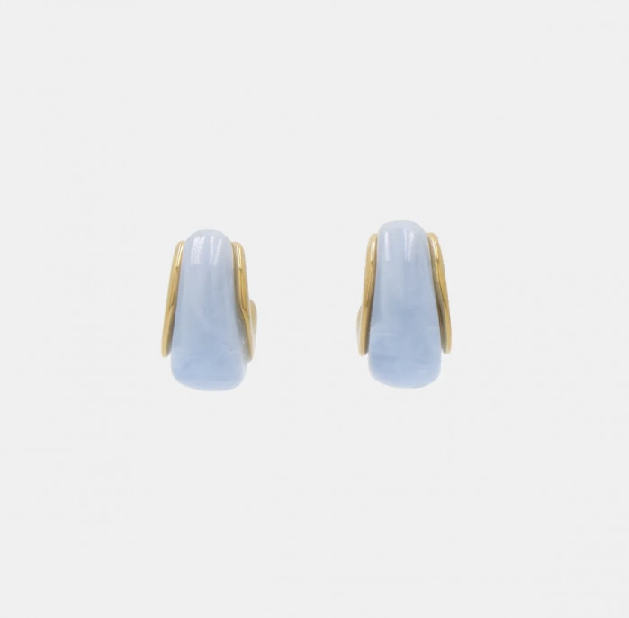 PENDIENTES AZUL CIELO