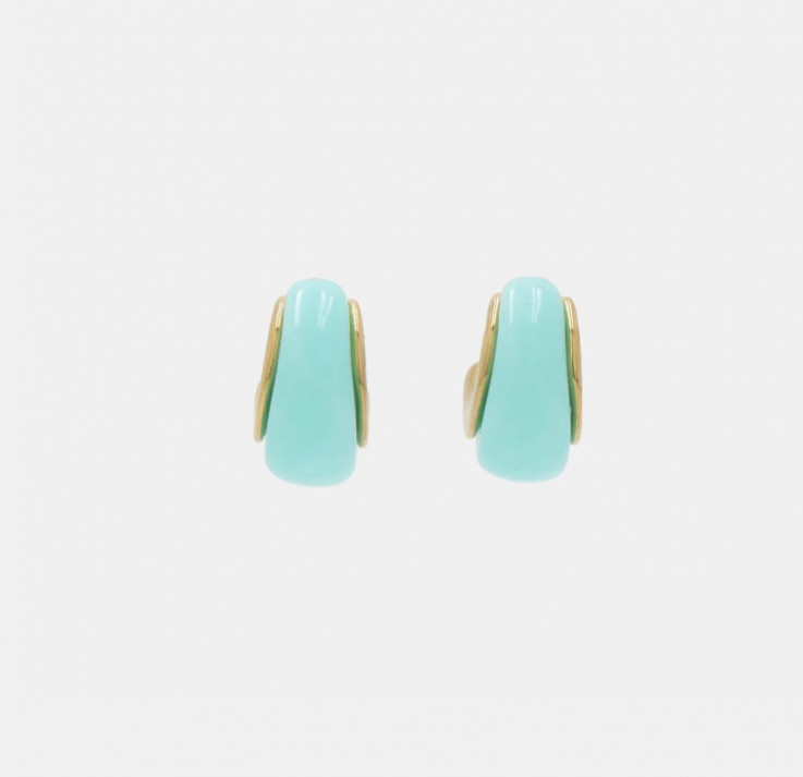 PENDIENTES TURQUESA