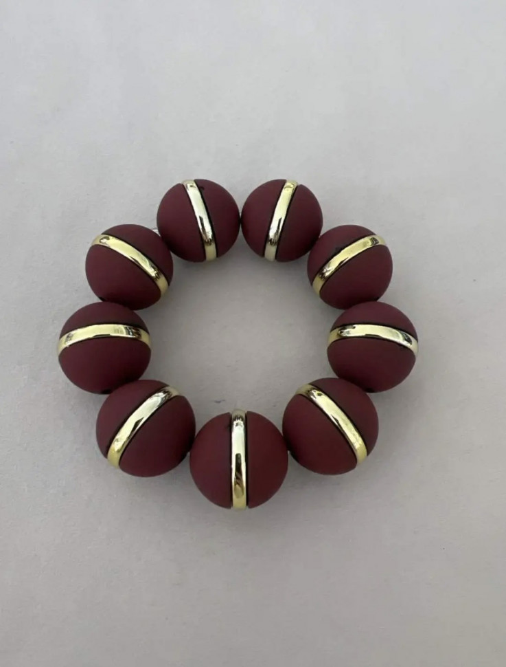PULSERA ESFERAS GARNET