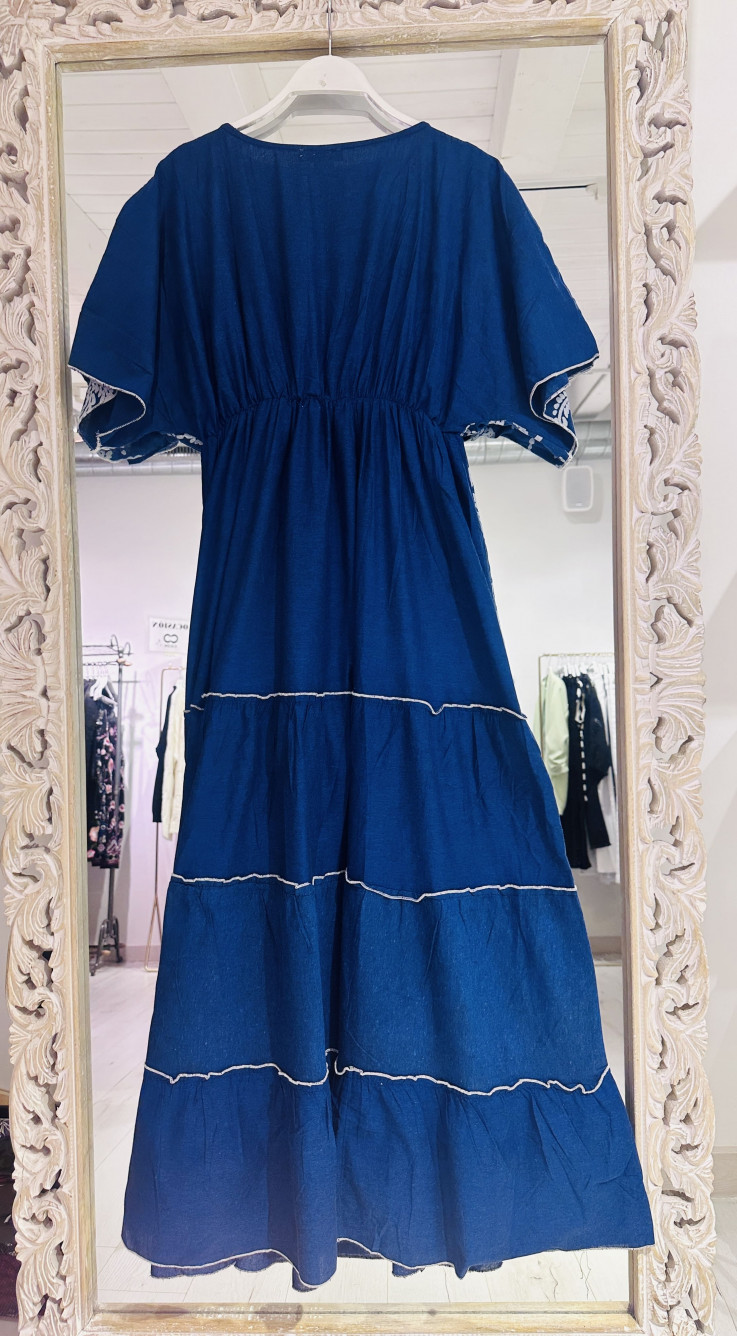 VESTIDO PALMERAS BLUE