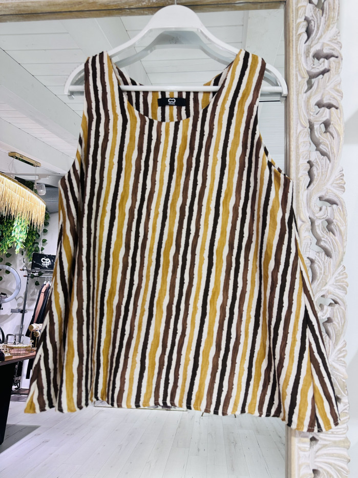 BLUSA YELLOW STRIPES