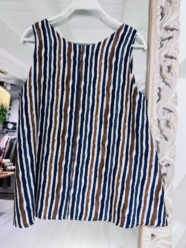 BLUSA BLUE STRIPES