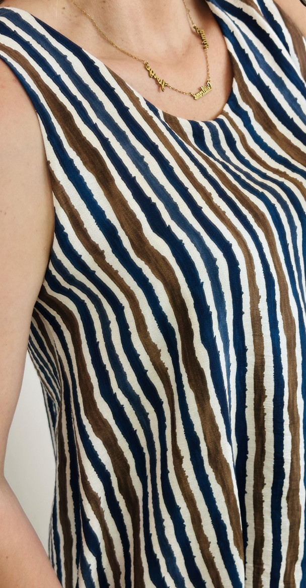 BLUSA BLUE STRIPES