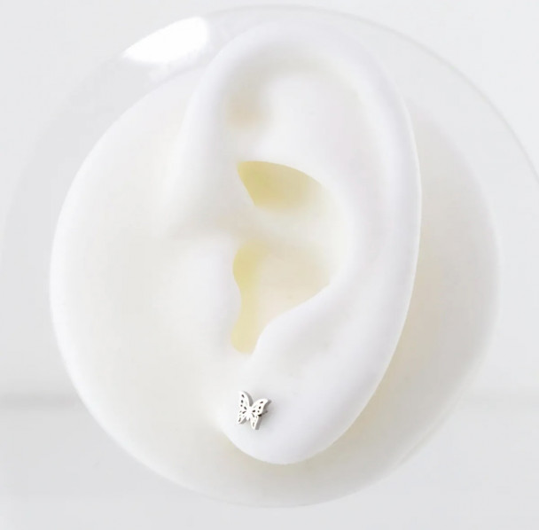 PENDIENTES SILVER MARIPOSA
