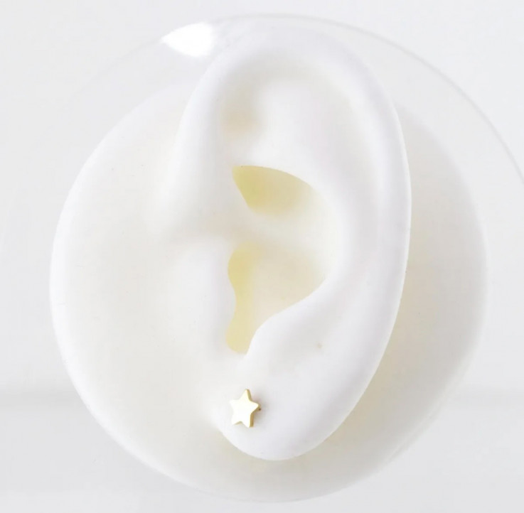 PENDIENTES GOLD STAR