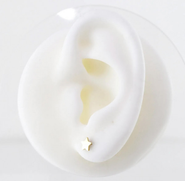 PENDIENTES GOLD STAR