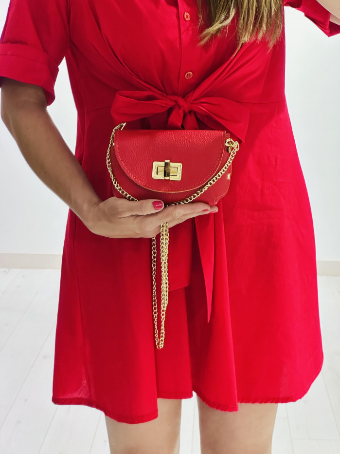 BOLSO PIEL RED