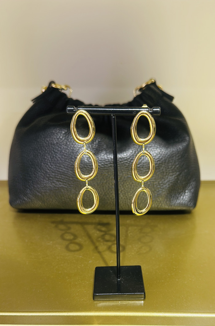 PENDIENTES TRIPLE GOLD