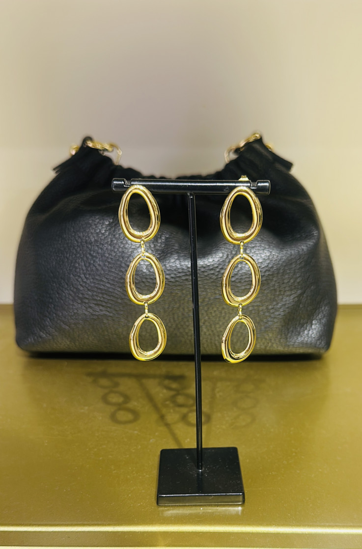 PENDIENTES TRIPLE GOLD